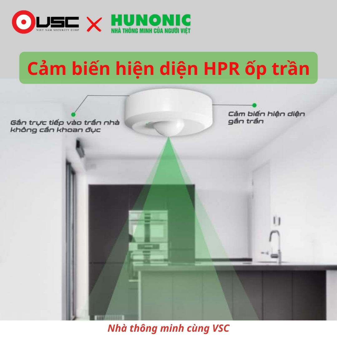 Cảm biến hiện diện HPR Ốp Trần
