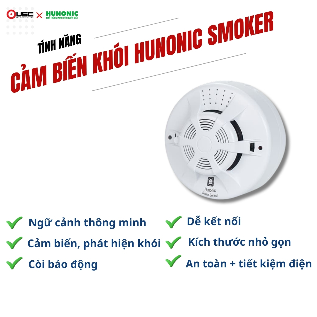 Cảm Biến Khói Hunonic Smoker