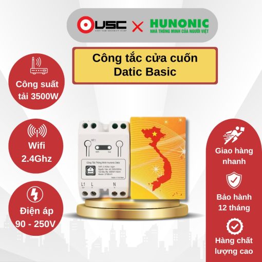 công tắc cửa cuốn Hunonic Datic Basic