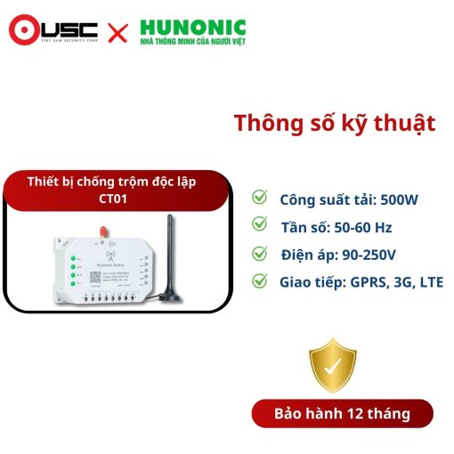 Công tắc Hunonic Noma 4CH | Dùng Sim 4G
