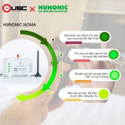 Công tắc Hunonic Noma 4CH | Dùng Sim 4G