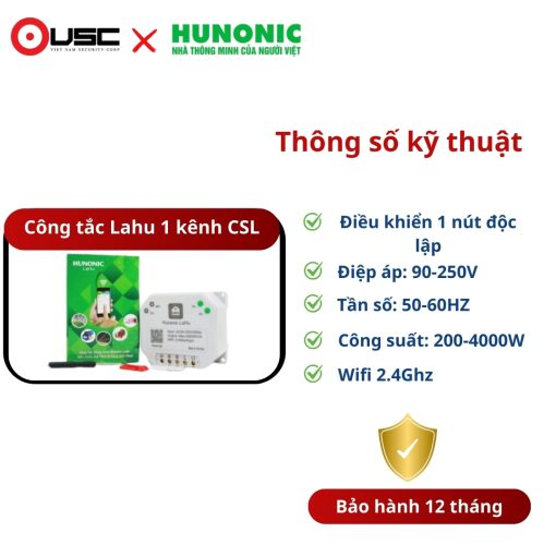 Công tắc Lahu 1 kênh CSL